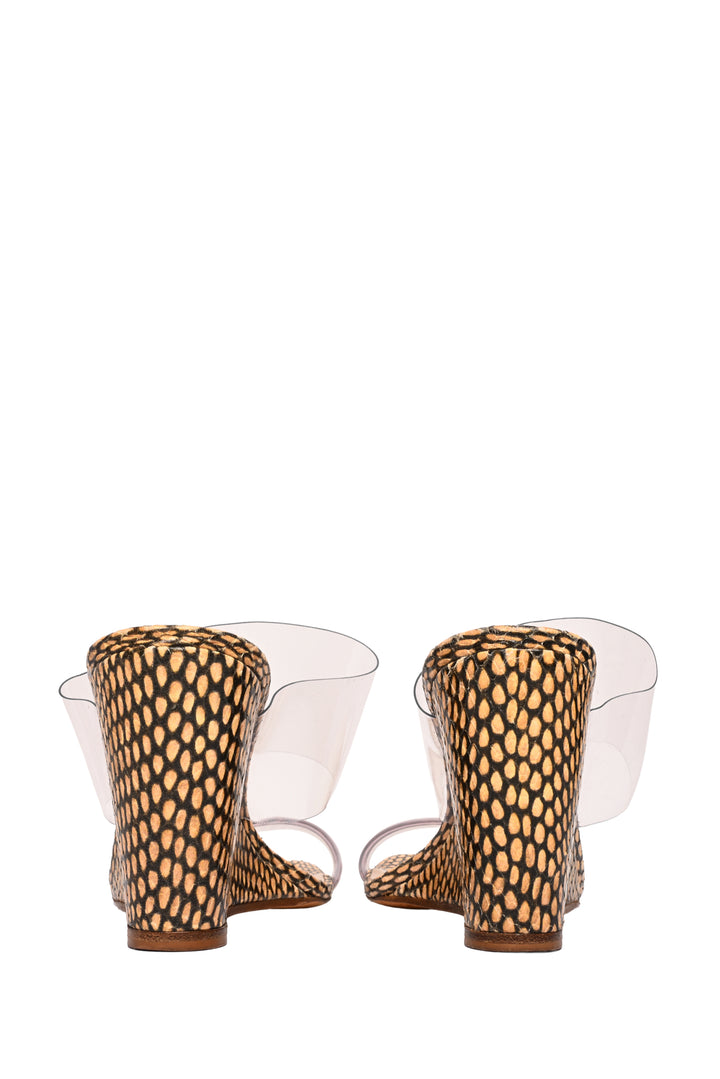 Maryam Nassir Zadeh Size 39.5 Olympia PVC Wedge Sandals
