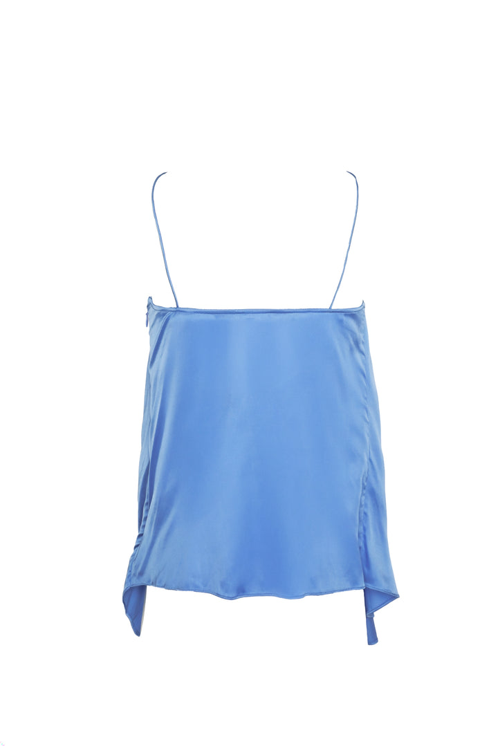 Acne Studios Size 34 Ruffled Halterneck Satin Tops