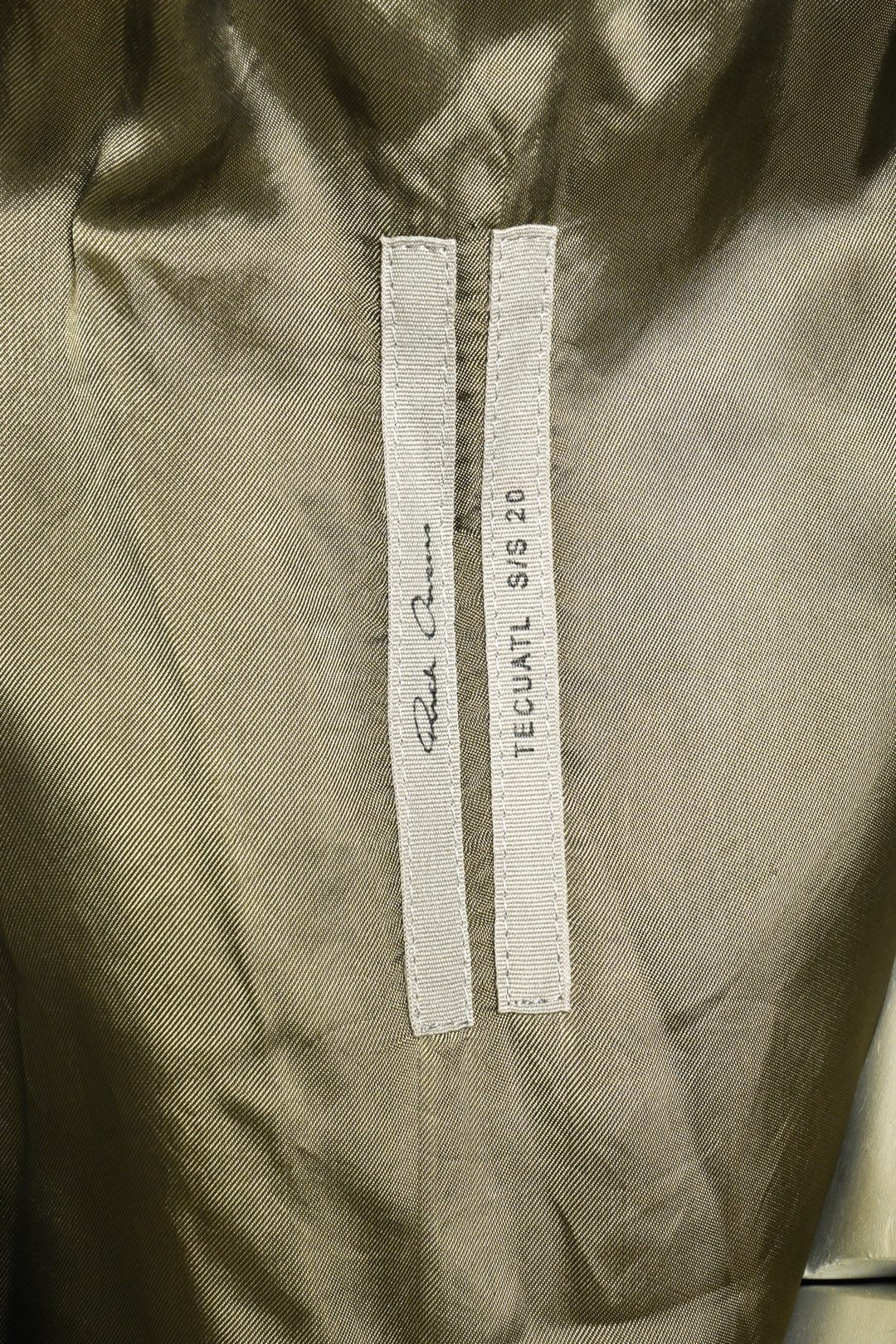 Rick Owens Size 44 Men's Tecuatl S/S 20 Blazer