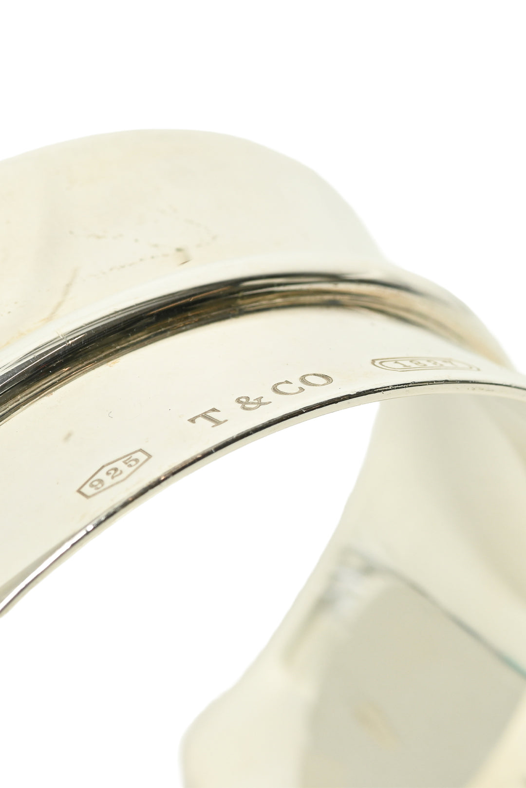 Tiffany & Co Sterling Silver Wide Cuff Bracelet