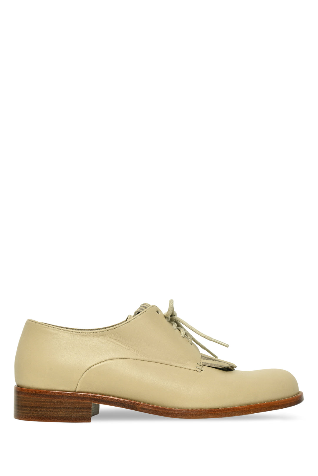 Loro Piana Size 37 Leather Lace-Up Oxfords