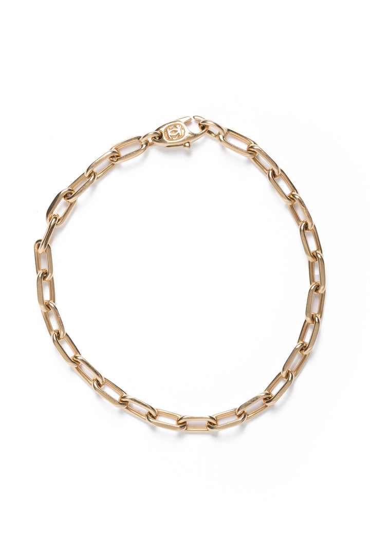 Cartier 18K Yellow Gold 'Santos de Cartier' Chain Bracelet