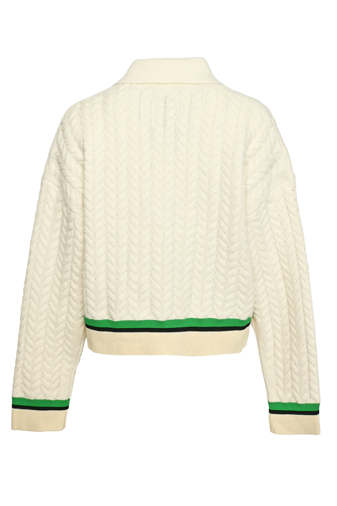 Sandro Size 1 Idriss Colorblock Cableknit Cardigan