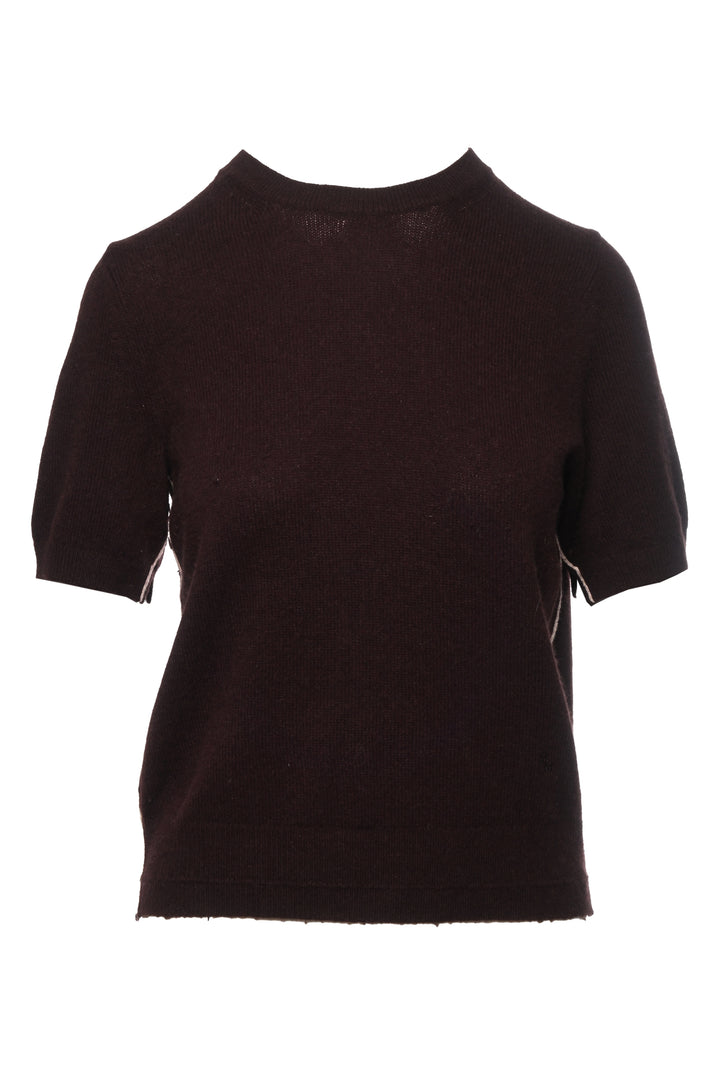 Maria McManus Size M Cashmere & Cotton Short Sleeve Sweater