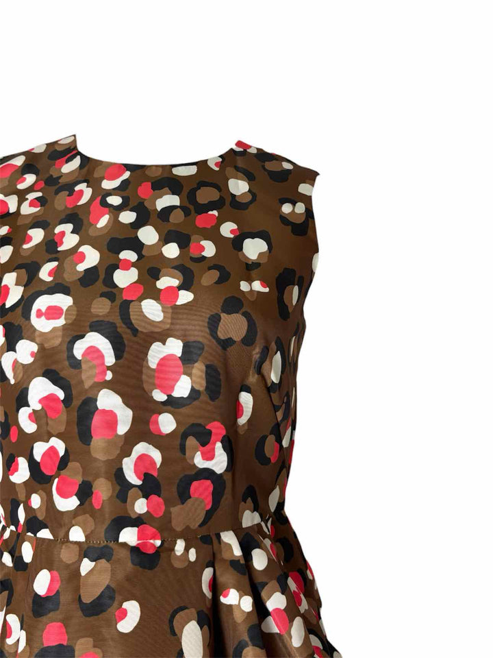 Red Valentino Leopard Print Size 42 Dress