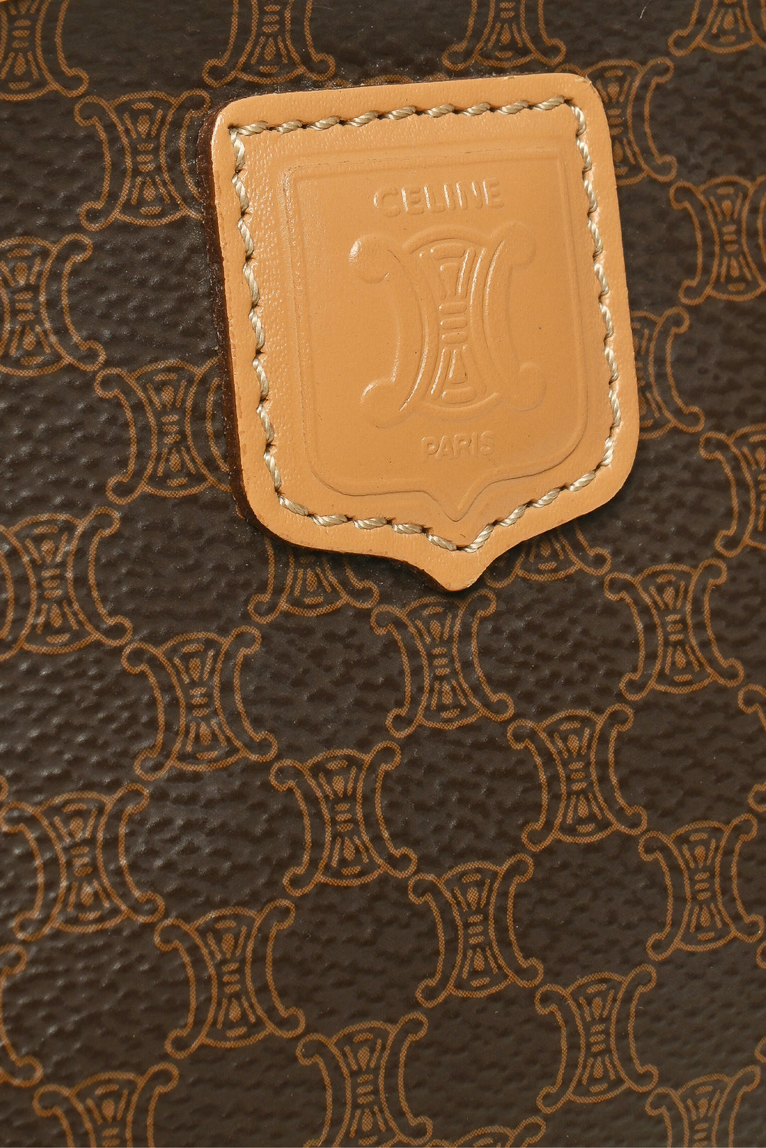 Celine Macadam Coated Canvas Pouch