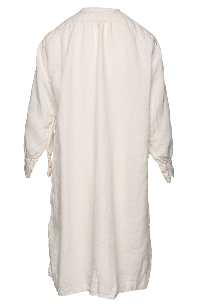 Magnolia Pearl Size OS Embroidered Logo Linen Dress