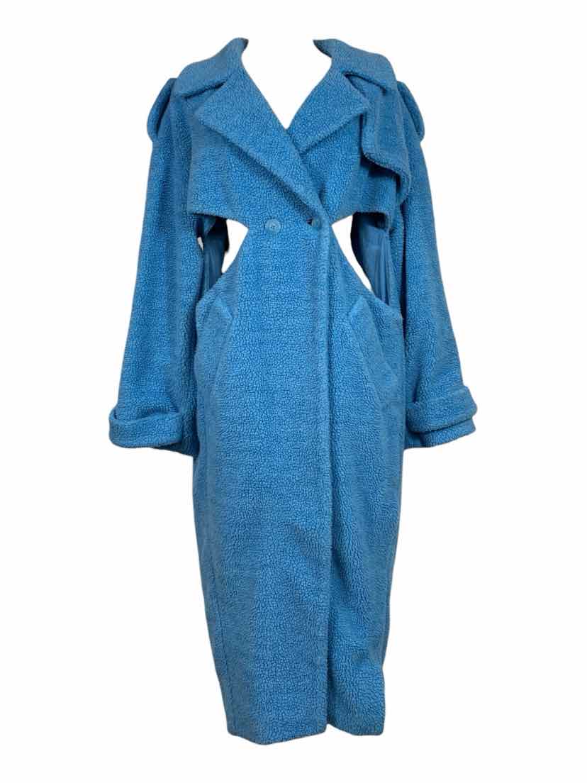 Coperni Size 4 Twisted Cutout Coat