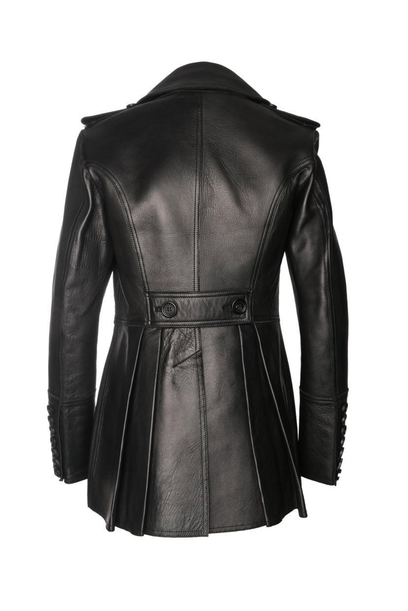 Burberry Prorsum Size 40 Lamb Leather Coat