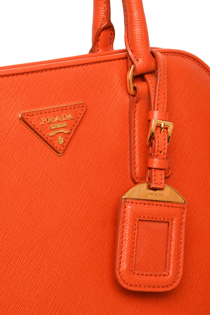 Prada Saffiano Lux Medium Open Promenade Tote