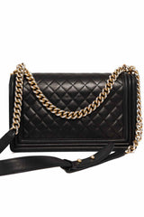 Chanel Large Quilted Leather Boy Bag