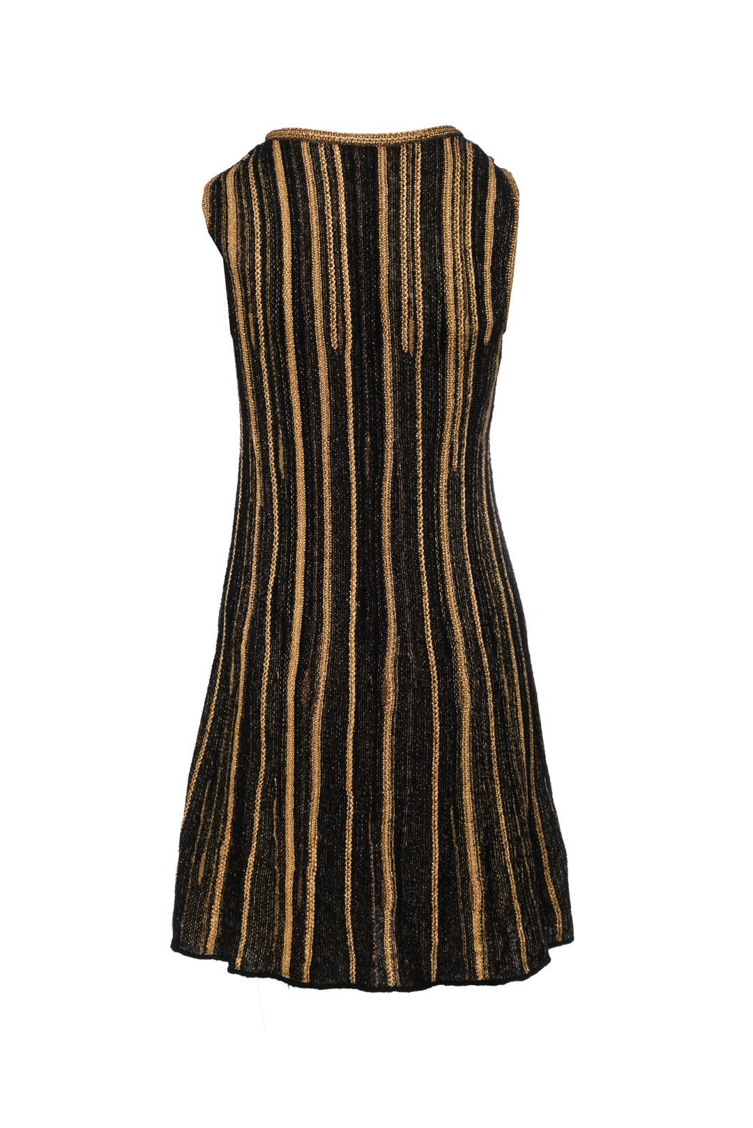 Missoni Size 42 Metallic Sparkle Knit Mini Dress