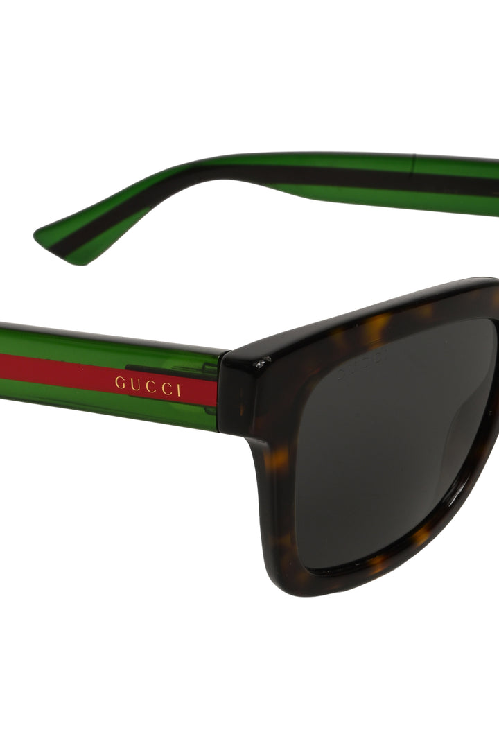 Gucci Size Square Frame Sunglasses