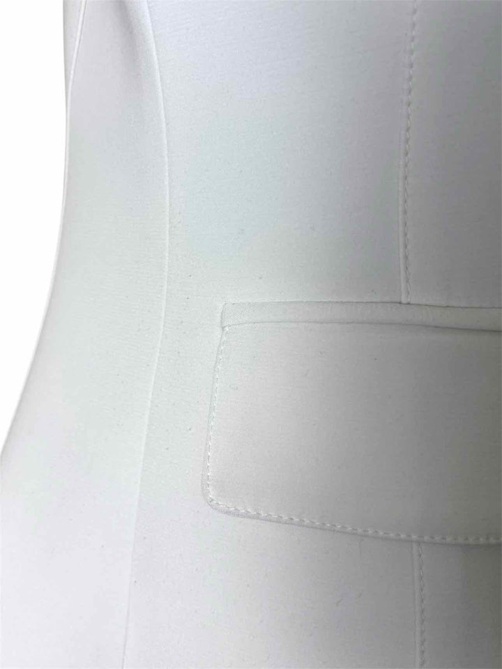 Smythe Size 8 Sleeveless Poly Blazer