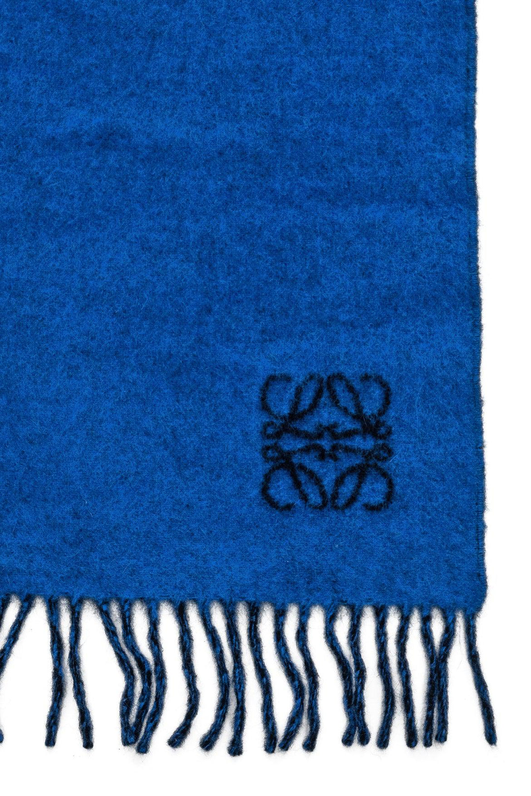 Loewe Wool and Angora Anagram Logo Long Scarf