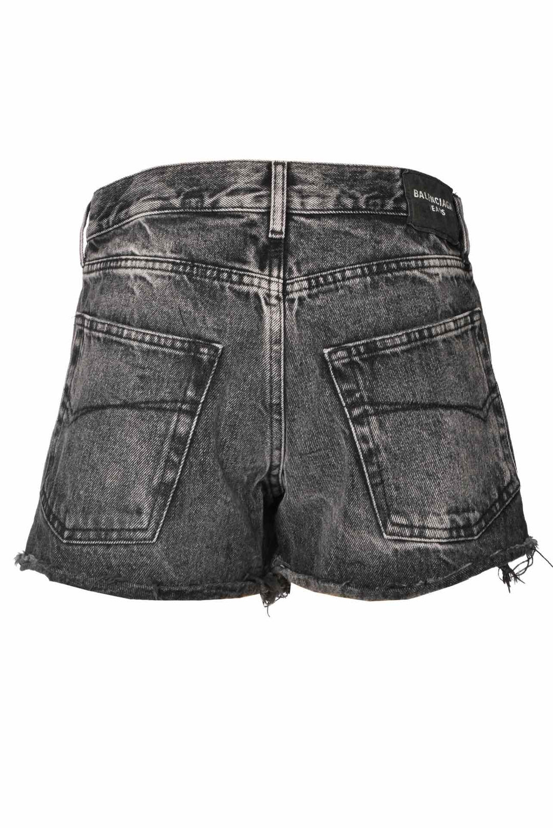 Balenciaga Size 36 2021 Acid Wash Distressed Skort