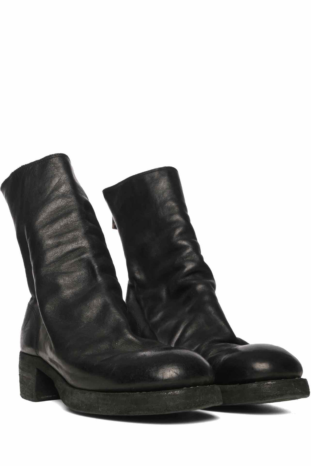 GUIDI Size 37 Back Zip Boots