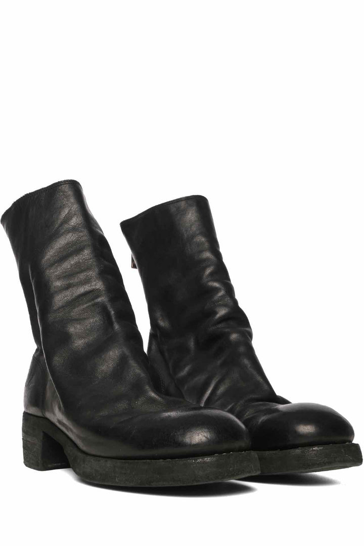 GUIDI Size 37 Back Zip Boots
