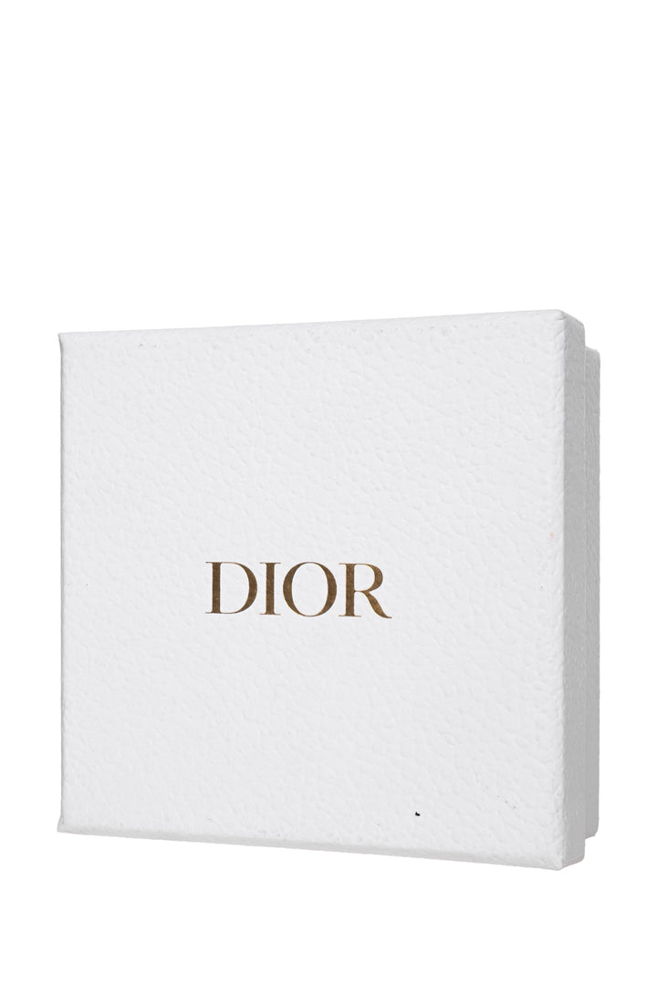 Dior 2019 Patent Cannage Lady Dior Jasmine Card Holder