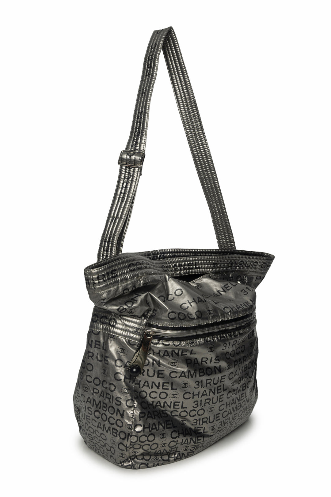 Chanel 2008-2009 Vinyl 31 Rue Cambon 2way Hobo Bag