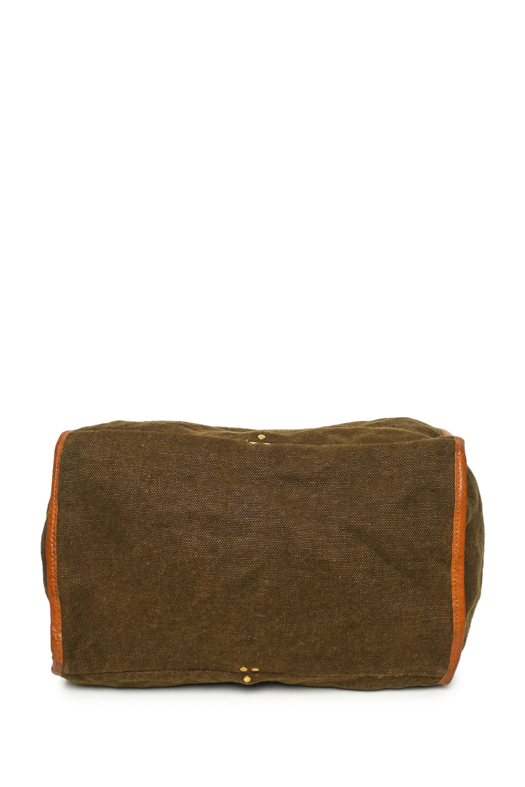 Jerome Dreyfuss Leather Trim Canvas Tote