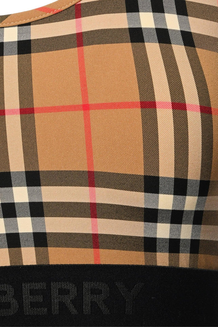 Burberry Size S Logo Detail Vintage Check Bra