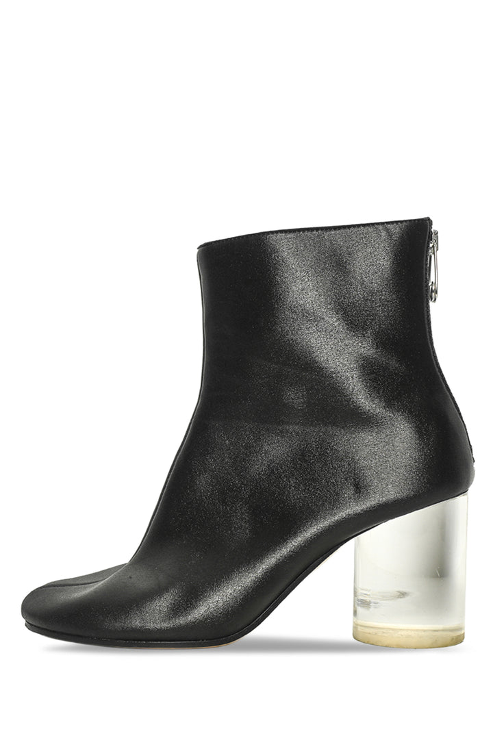 Maison Martin Margiela Size 38 Lucite Heel Ankle Boots