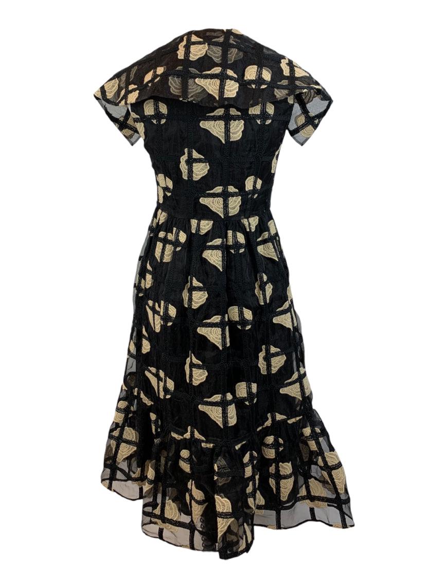 Co Size S Printed Midi Length Dress