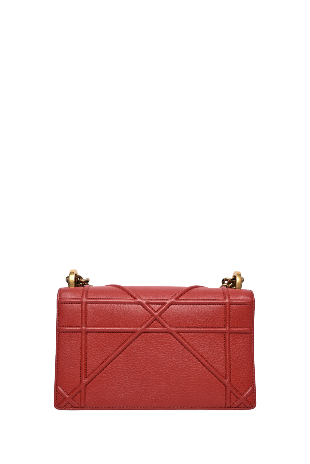 Dior 2017 Cannage Grained Calfskin Leather Small Diorama Flap Shoulder Bag