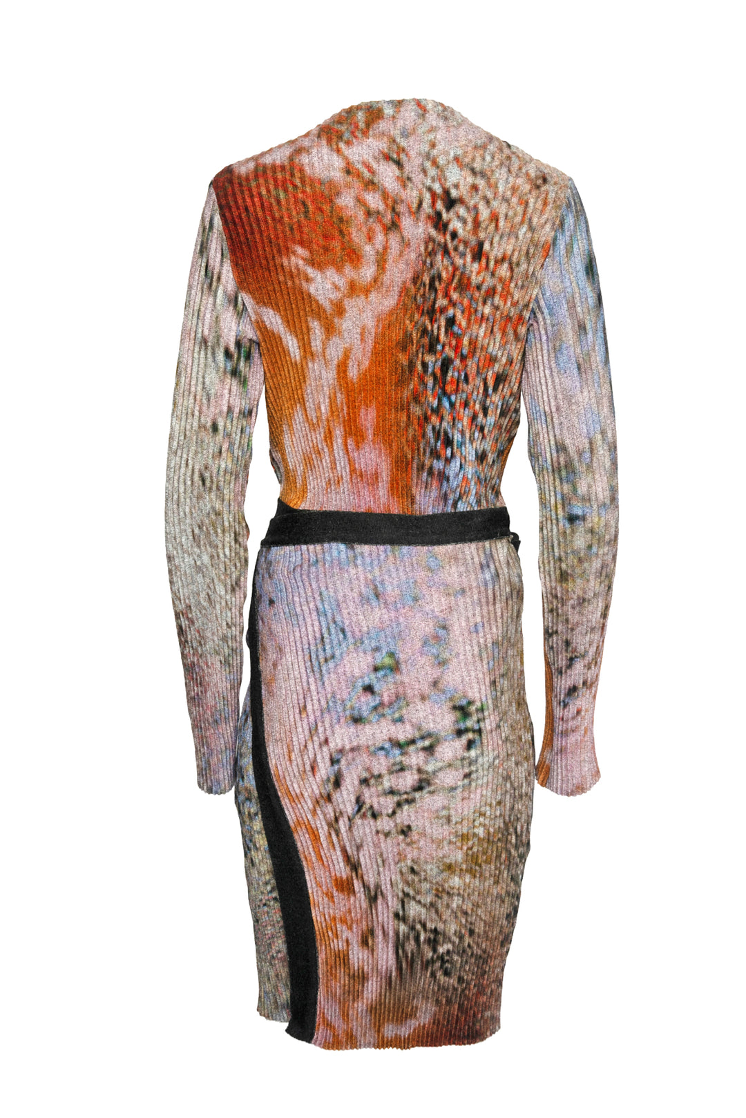 Julia Heuer Size S/M Noa Pleated Knit Midi Dress