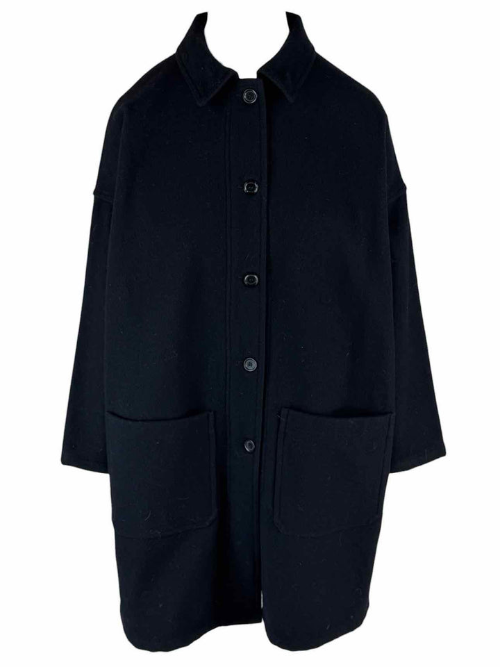 Vetra Size 40 Drop Shoulder Felted Coat