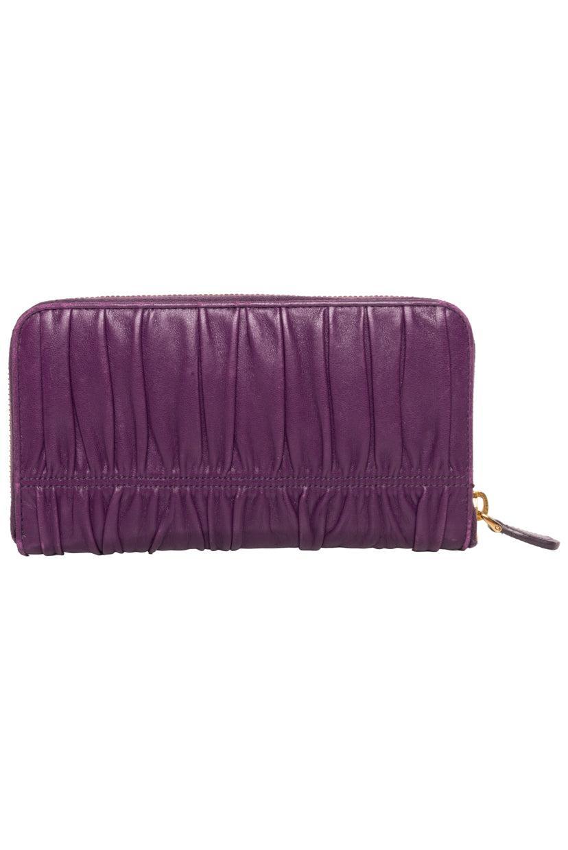 Prada Nappa Leather Continental Wallet