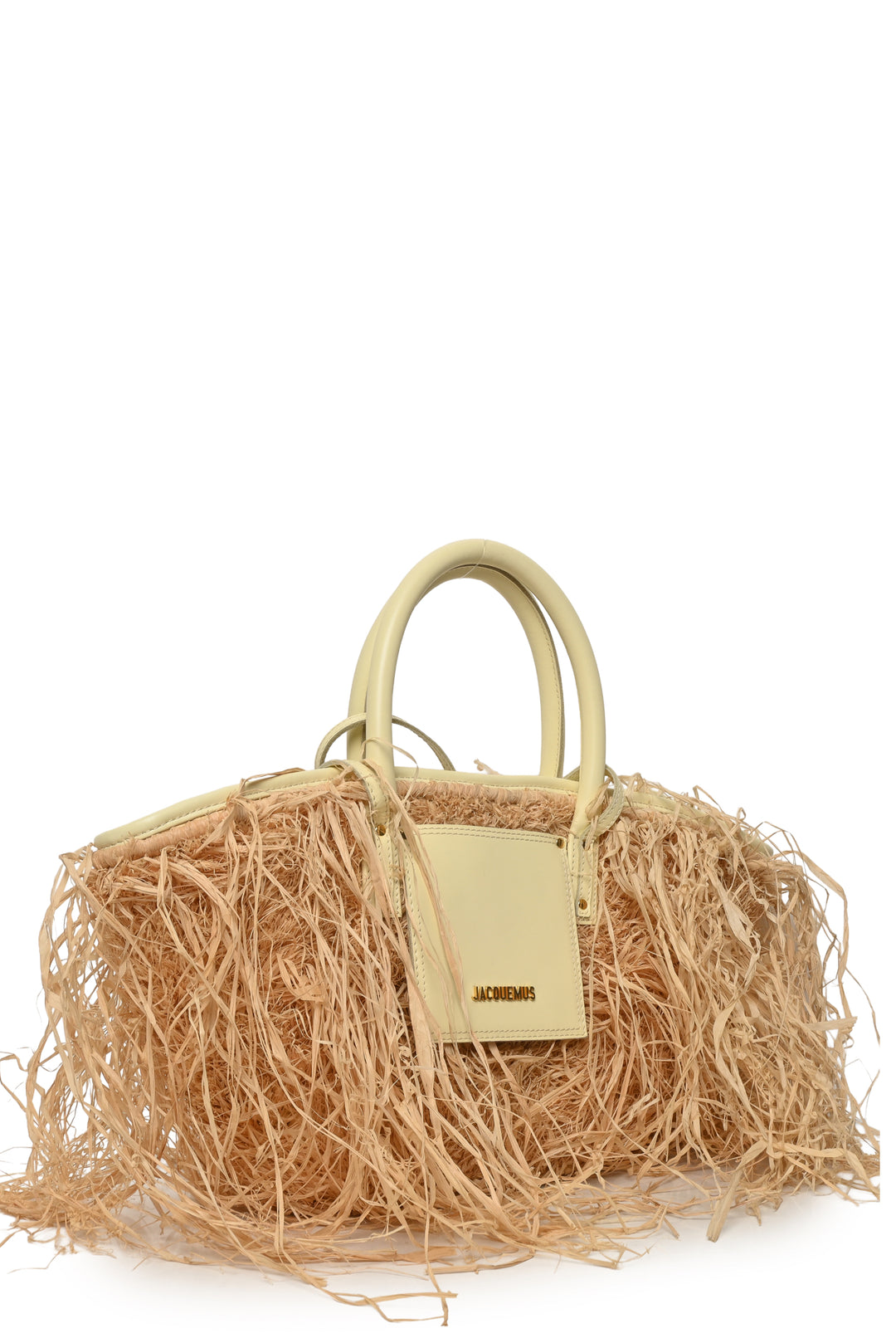 Jacquemus Le Panier Soli Raffia Tote