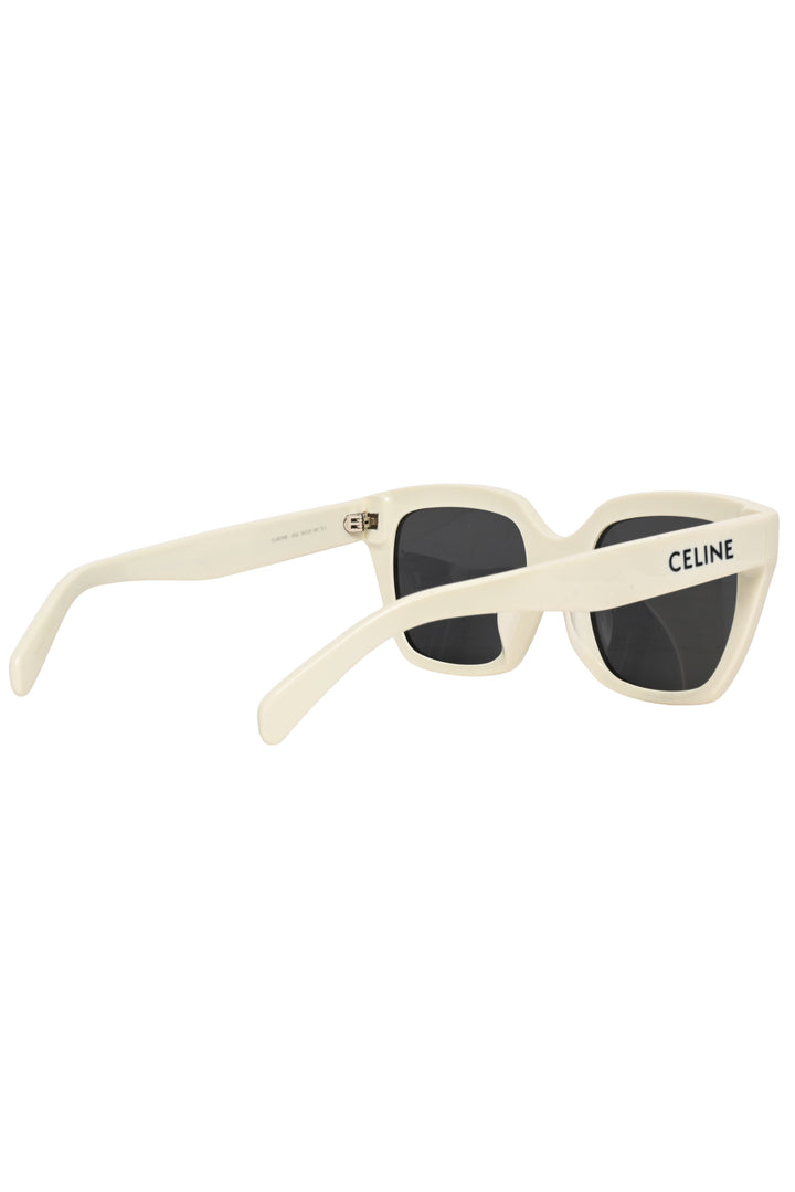 Celine Logo Square Frame Sunglasses
