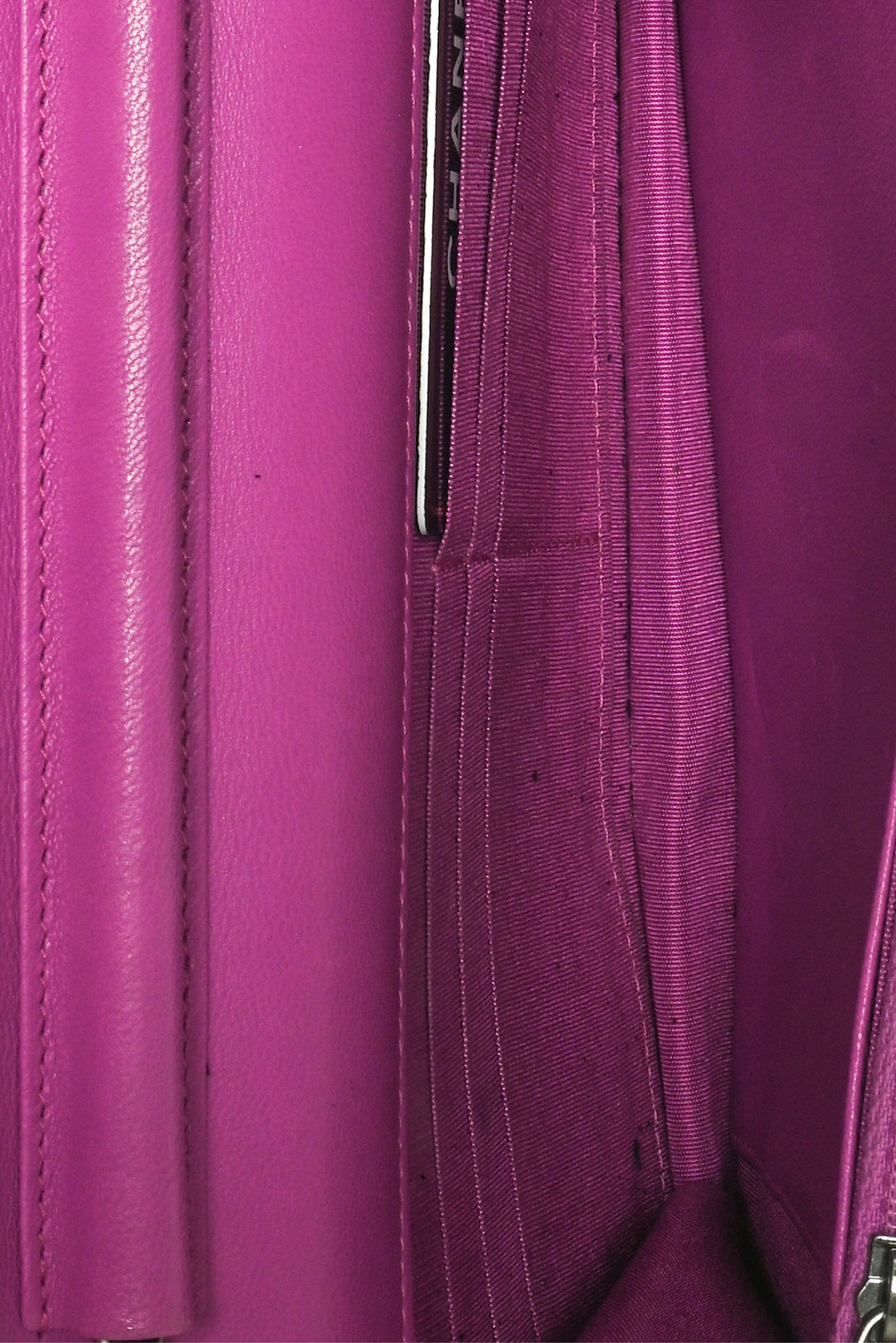 Chanel 2014-2015 Coco Boy Quilted Lambskin Wallet On Chain Crossbody