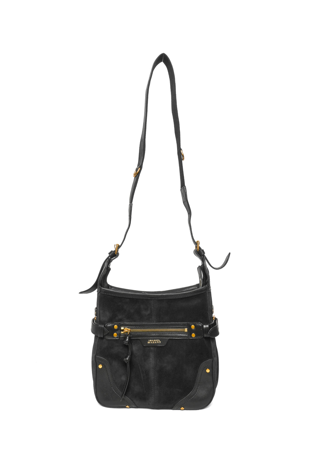 Isabel Marant Sierra Hobo S Suede & Leather Shoulder Bag
