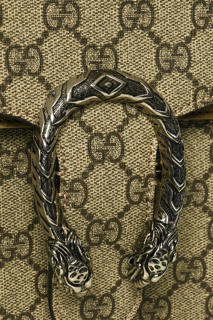 Gucci GG Supreme Monogram Medium Dionysus Shoulder Bag