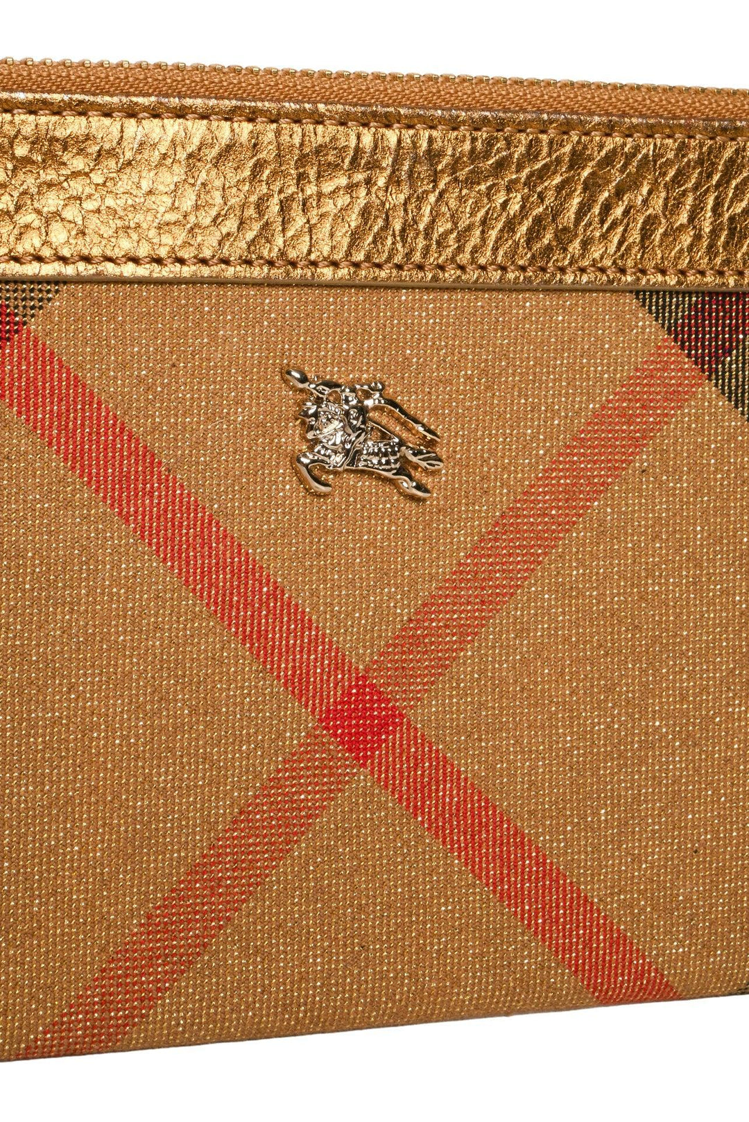 Burberry Vintage Sparkle Check Clutch