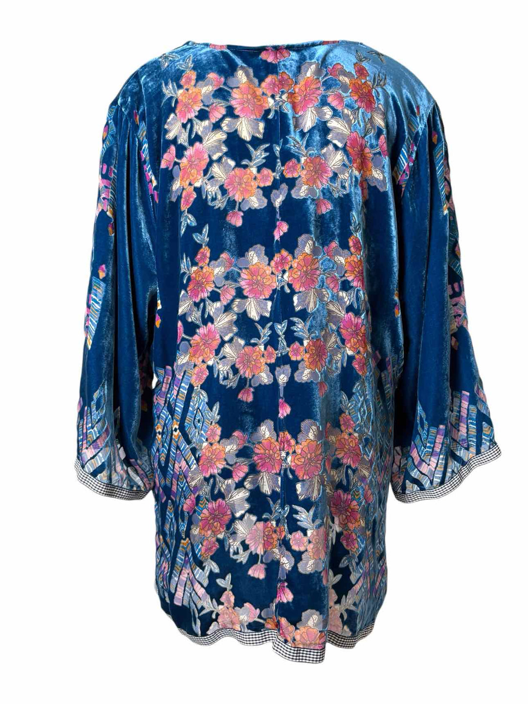 Johnny Was Printed Velvet Size XL Tops