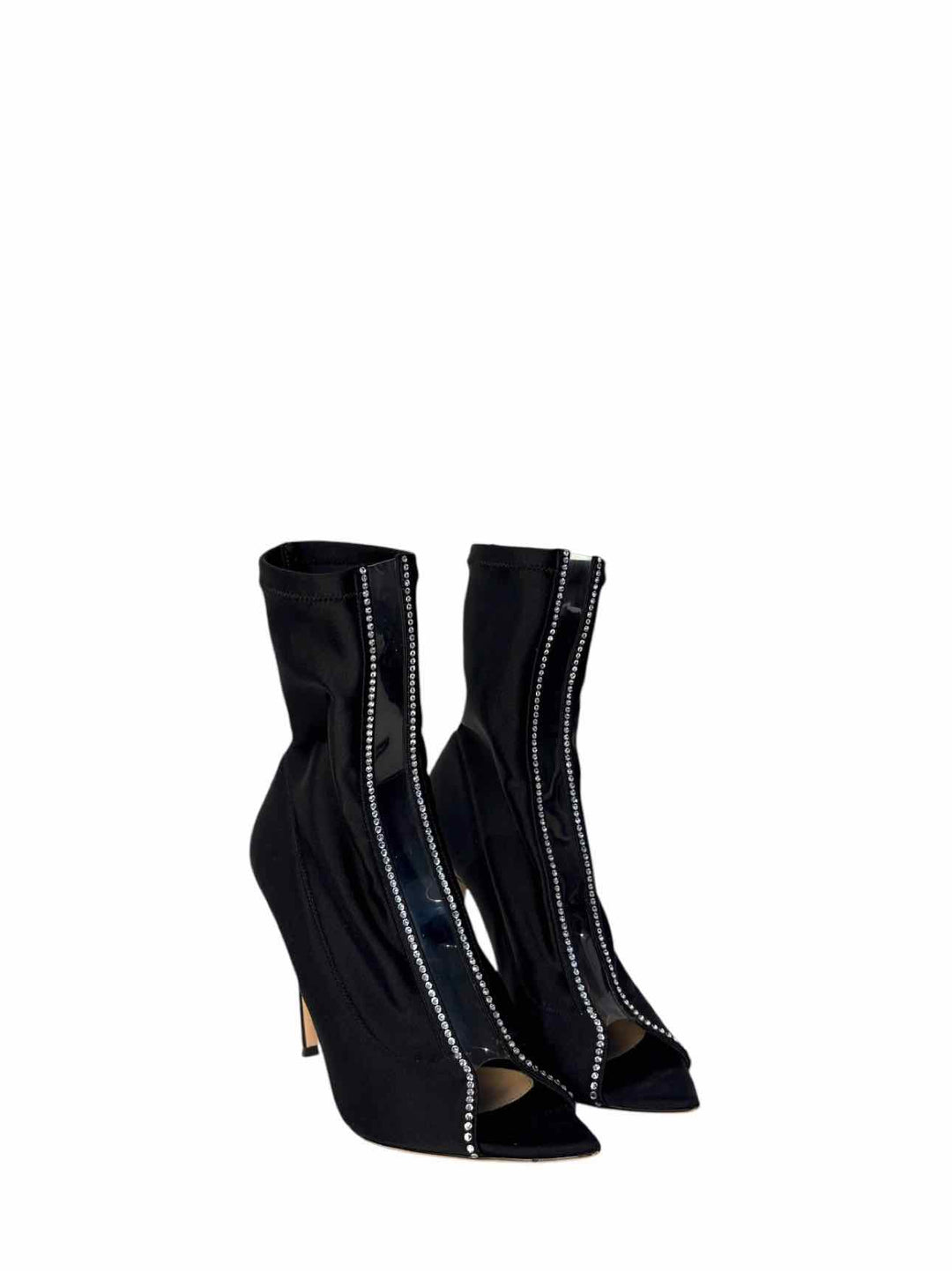 Gianvito Rossi Size 39 Crystal Hiroko Satin Boots