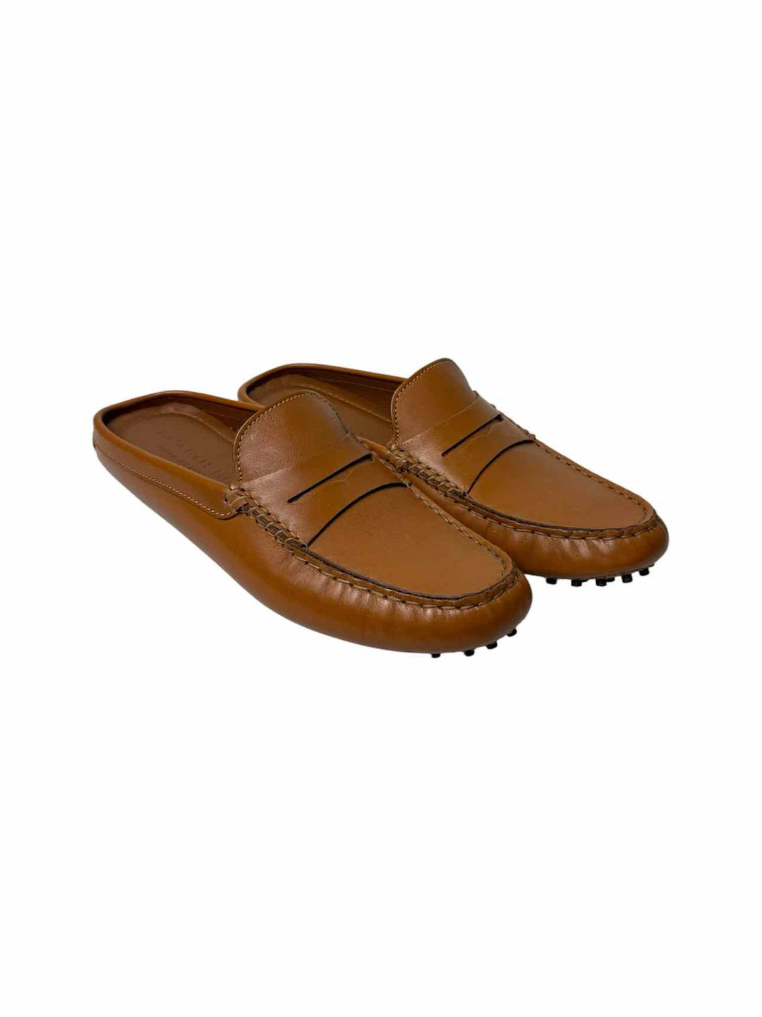 Scarosso Size 38 Moccasin Stitch Leather Mules & Clogs