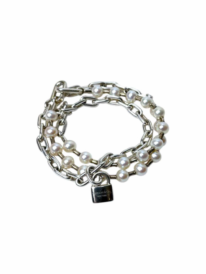 Tiffany & Co Lock and Pearl  Bracelet