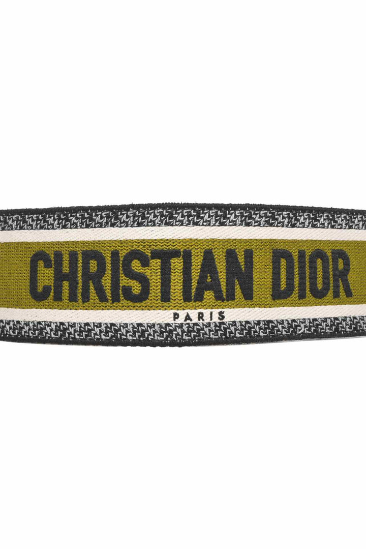 Christian Dior Logo Embroidered Shoulder Strap