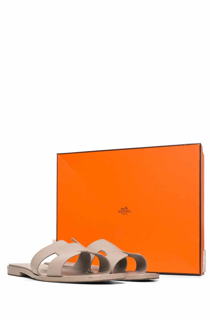 Hermes Size 37.5 Oran Sandals