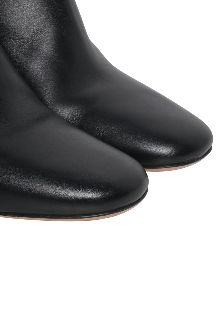 The Row Size 36 Bowin Leather Ankle Boots