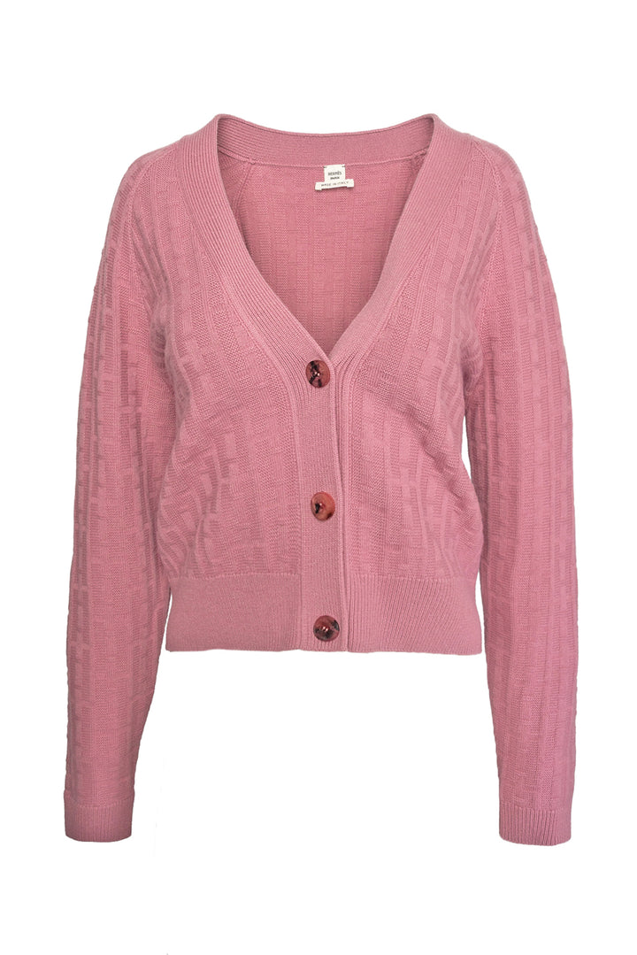 Hermes Size 38 H Logo Virgin Wool Cardigan