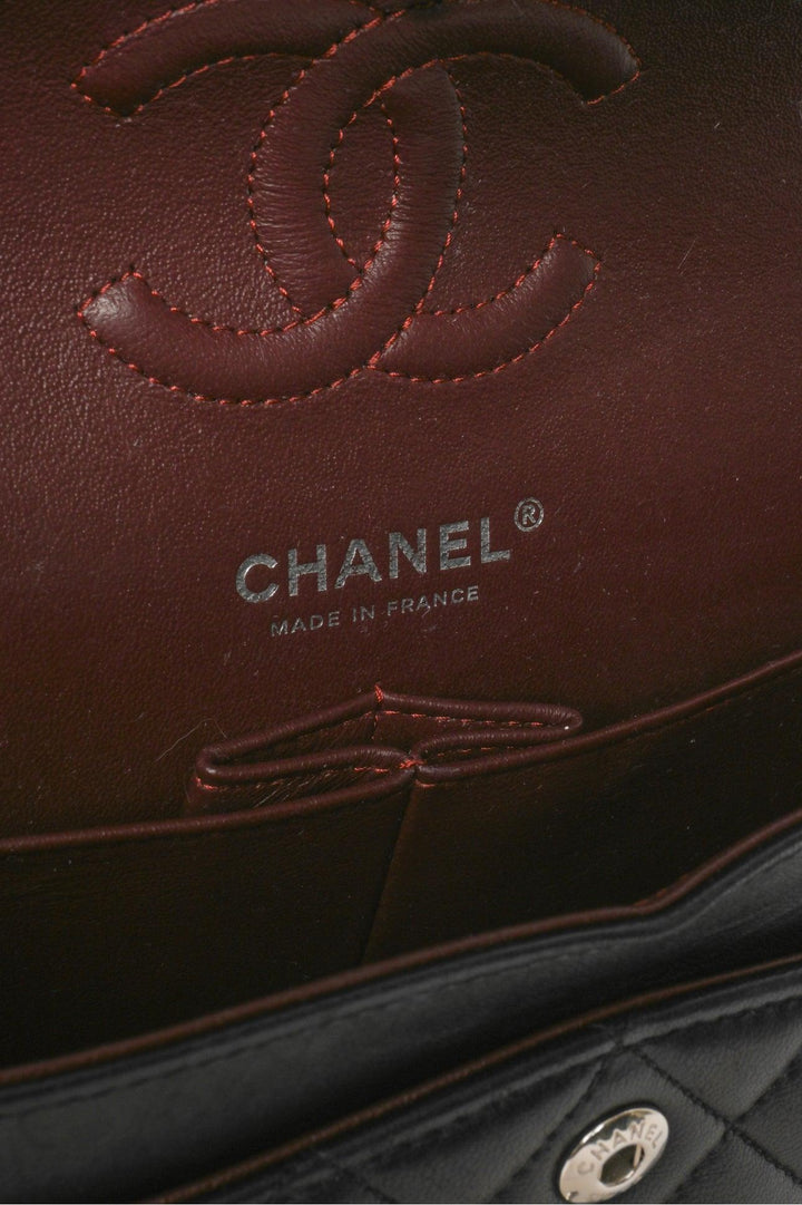 Chanel Lambskin Quilted Small Classic Double Flap Shoulder Bag