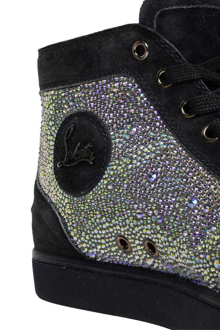 Christian Louboutin Mens Shoe Size 41.5 Louis Strass High Top Sneakers
