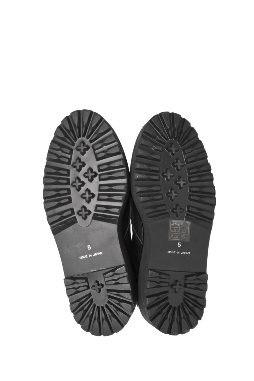 Y's Size 39 Cotton Duck/Leather Combination Military Boots