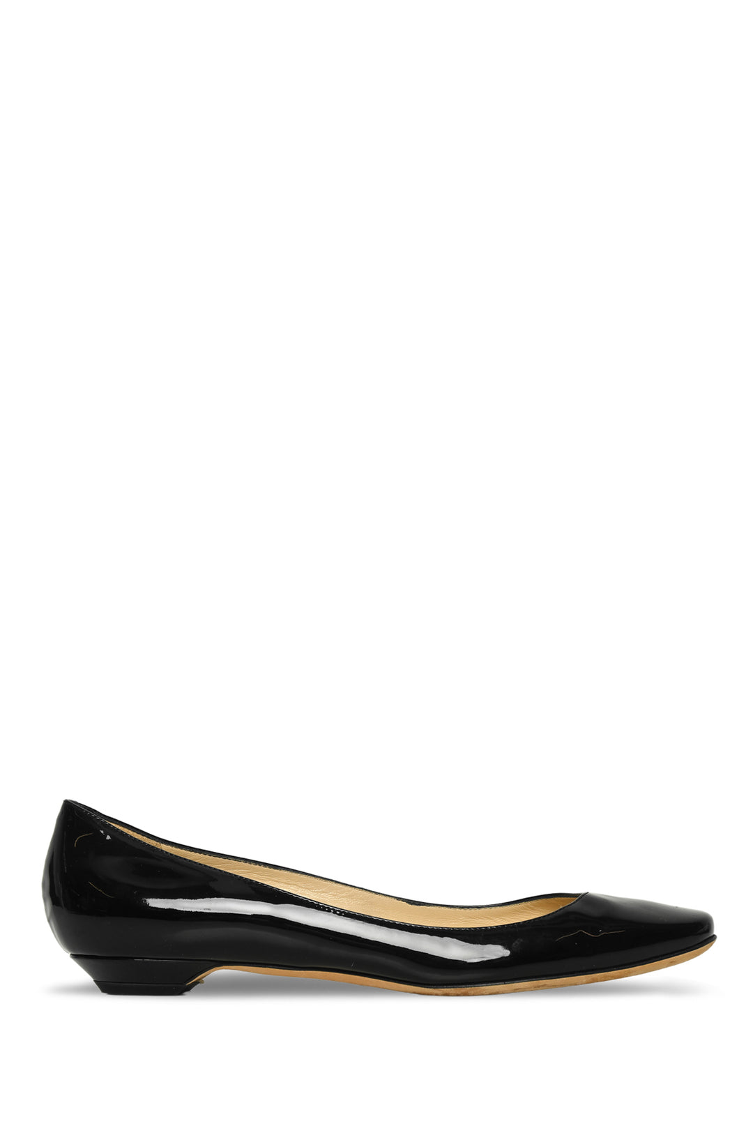 Jimmy Choo Size 38.5 Patent Leather Ballet Flat